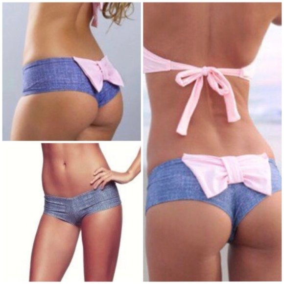 Lolli Swim Pink Bow Bottoms - Picture 4 of 4
